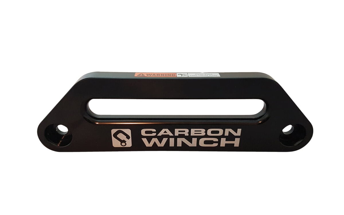 Carbon Winches Australia 20mm Offset Hawse Fairlead Black Anodised