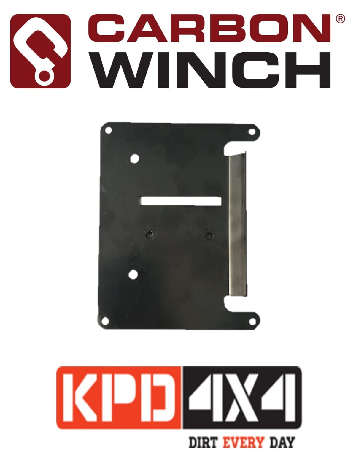 Carbon Winch Control Box Base Plate Kit
