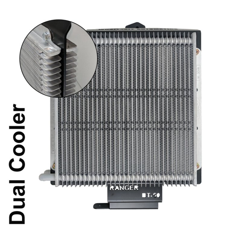 Dual Heavy Duty Transmission Oil Cooler Kit to suit Ford Ranger PX 6R80