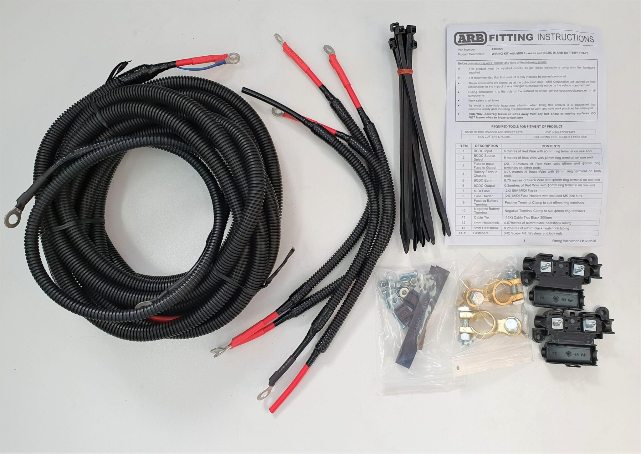 ARB Dual Battery Wiring Kit 4300020 AUS4WD